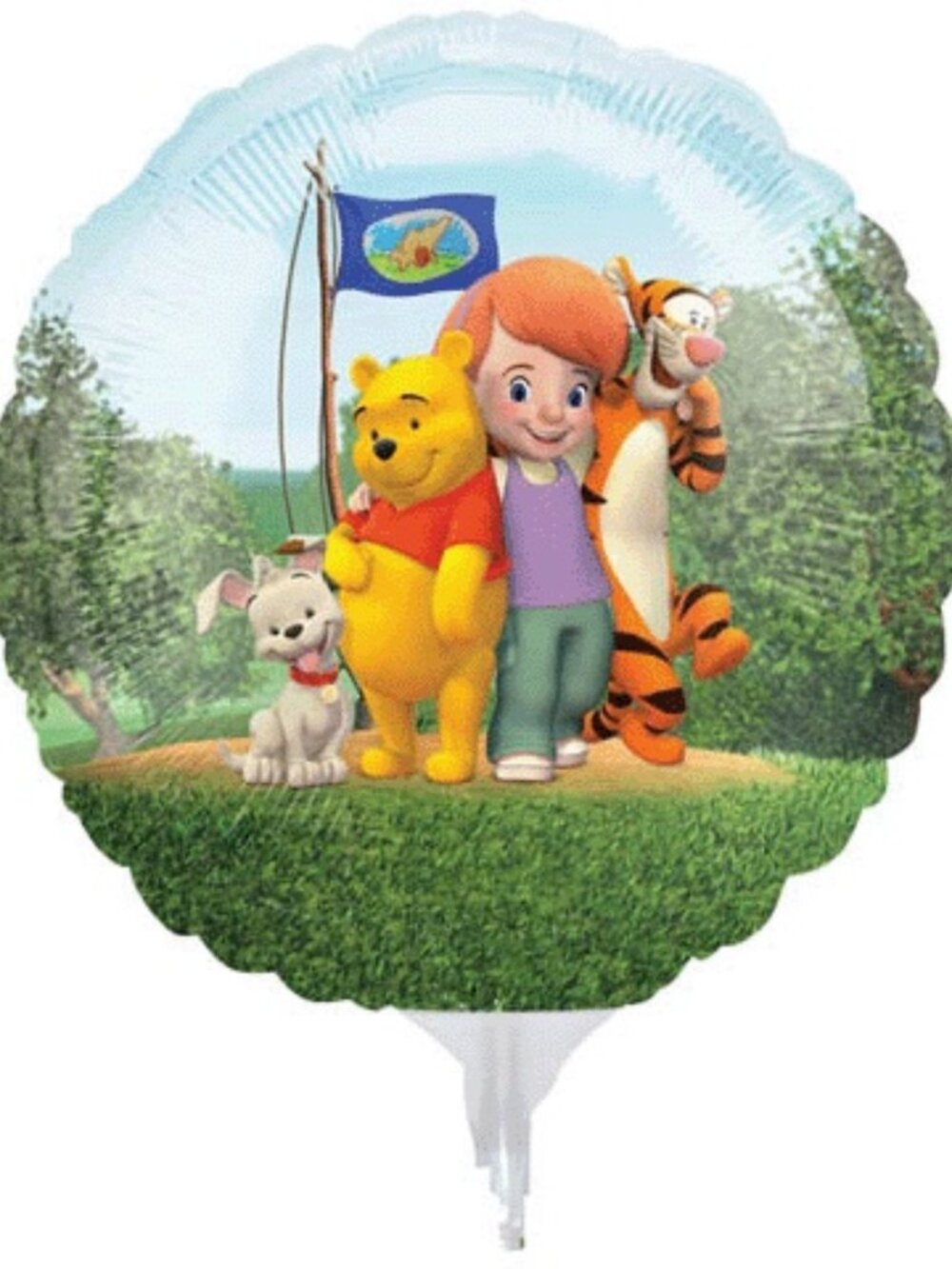Winnie the Pooh Pack of 3-EZ_FILL Foil Balloons NEW